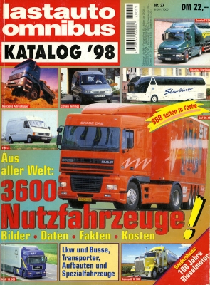 Lastauto + Omnibus Katalog No. 27 1998