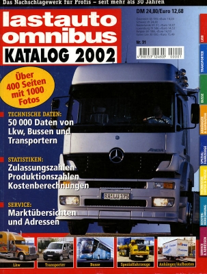 Lastauto + Omnibus Katalog No. 31 2002