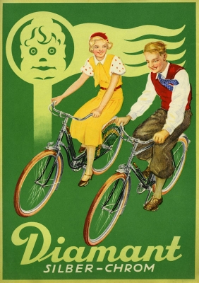 Diamant Silber-Chrom bicycle brochure 1935