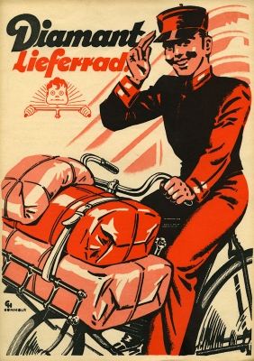 Diamant Lieferrad Fahrrad Prospekt ca. 1935