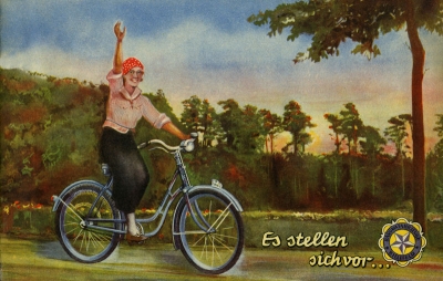 Baronia Fahrrad Programm 1930er Jahre