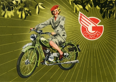 Göricke Motorfahrrad Prospekt ca. 1938