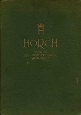 Horch 10/50 PS Bedienungsanleitung 1924-26