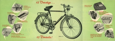 Hahn bicycle brochure 1957