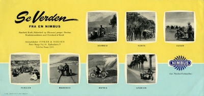 Nimbus Modell C Prospekt 1954