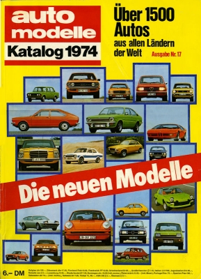 Auto Modelle 1974 No. 17