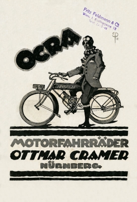 Ocra Motorfahrrad Prospekt ca. 1924