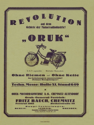 Oruk brochure  1920s