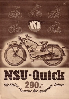 NSU Quick Prospekt 1939