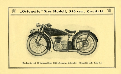 Orionette Programm 1926/27