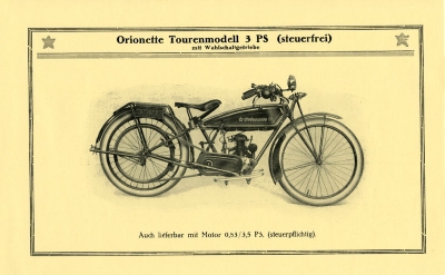 Orionette program 1926/27