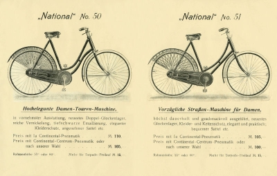 National bicycle brochure 1907