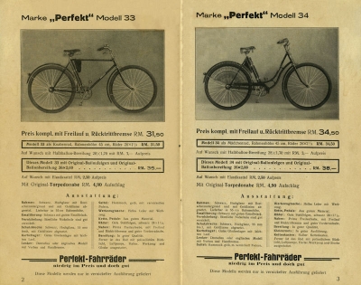 Triepad Fahrrad Programm 1935