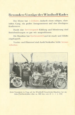 Windhoff 4 Prospekt ca. 1929