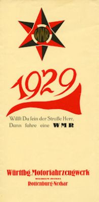 WMR program 1929