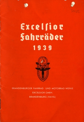 Excelsior bicycle brochure 1939