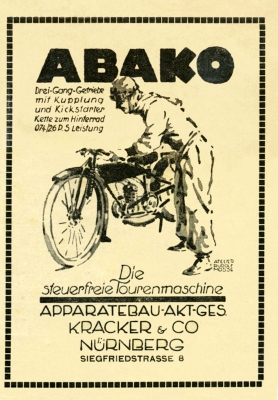 Abako Print advertising 1924