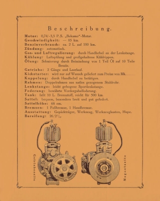 Brand Prospekt ca. 1924