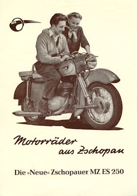 MZ ES 250 Prospekt 1956