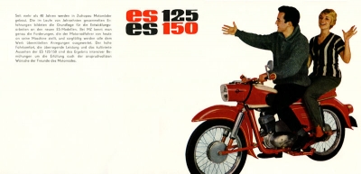 MZ ES 125 150 Prospekt 1962