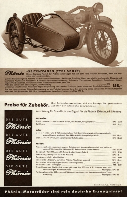 Phönix Programm 1936