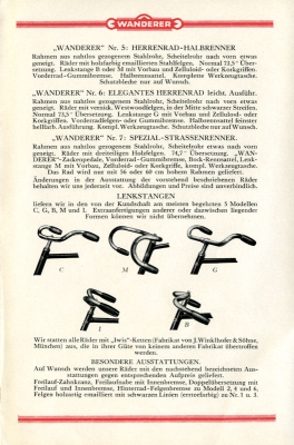 Wanderer Fahrrad Programm 3.1926