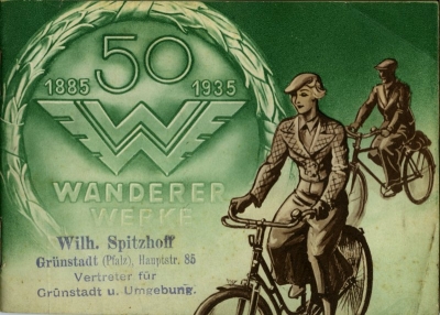 Wanderer Motorfahrrad und Fahrrad Programm 7.1935