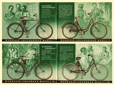 Wanderer Motorfahrrad und Fahrrad Programm 7.1935