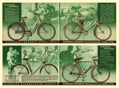 Wanderer Motorfahrrad und Fahrrad Programm 7.1935