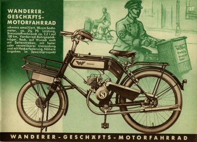 Wanderer Motorfahrrad und Fahrrad Programm 7.1935