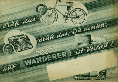 Wanderer Fahrrad Programm 1.1938