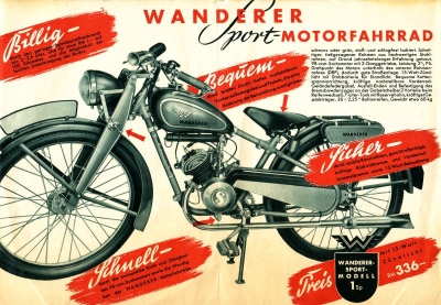 Wanderer Motorfahrrad Programm 2.1938