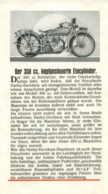 Harley-Davidson Programm 1928