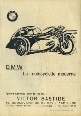 BMW Programm 1933 franz.