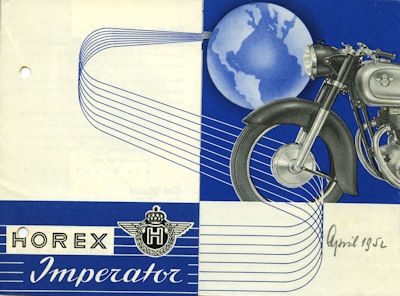 Horex Imperator 500 ccm brochure ca. 1952