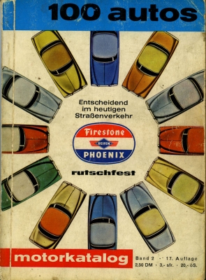 Motorkatalog 100 Autos Band 2 1963