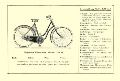 Lormes LCO bicycle program 1924