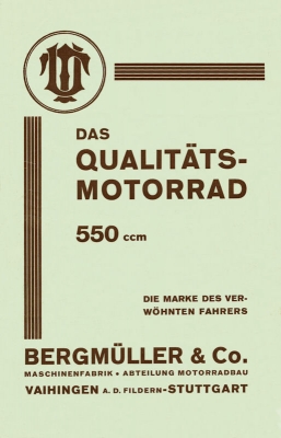 UT 550 ccm SV brochure 1928