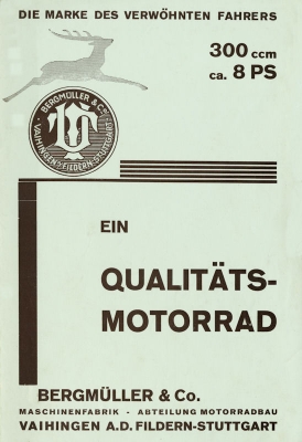 UT RE Touren 300 ccm brochure 1929