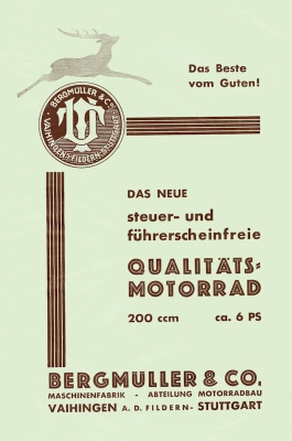 UT RE Touren 200 ccm brochure 1929