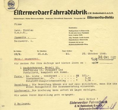 Elfa letter 10.1940