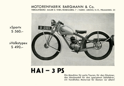 Hai 3 PS Prospekt 1938