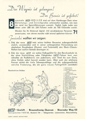 Lutz Roller Prospekt 1949