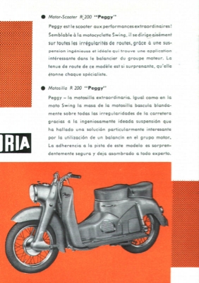 Victoria Peggy 200 ccm Prospekt 10.1956