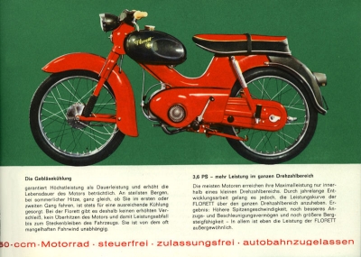 Kreidler Florett Prospekt 8.1959