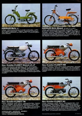 Kreidler Programm 8.1972