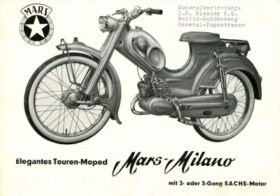 Mars Milano Prospekt ca. 1956