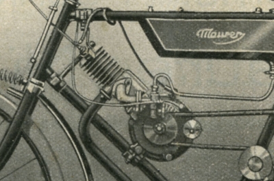 Maurer Fahrradmotor 1 PS Prospekt 1920er Jahre