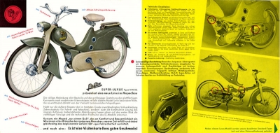 Meister Moped Super Luxus Prospekt 1957