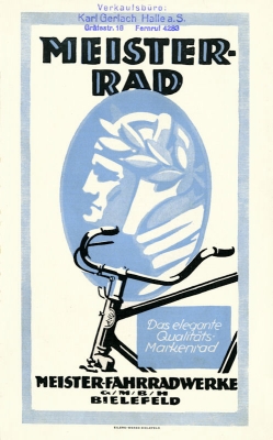 Meister Fahrrad Programm ca. 1929